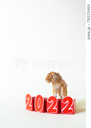 虎のミニチュアと文字ブロック2022 虎のミニチュアと文字ブロック2022 78225464