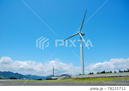 静岡市大浜海岸の風力発電 静岡市大浜海岸の風力発電 78225712