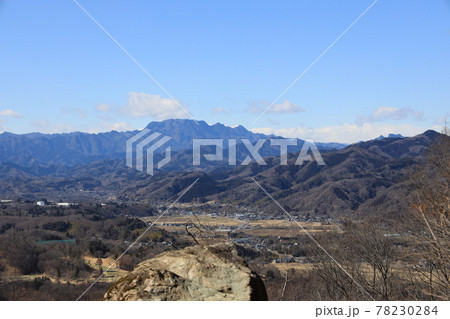 埼玉県秩父郡皆野町稲穂山山頂の風景 埼玉県秩父郡皆野町稲穂山山頂の風景 78230284