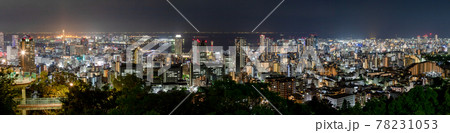 神戸の夜景　兵庫県神戸市中央区諏訪山公園にて 78231053
