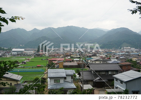 気多若宮神社参道からの古川の景色 78232772