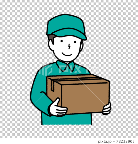 Deliveryman with luggage Deliveryman with luggage 78232905