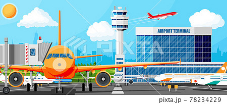 Plane Before Takeoff 78234229