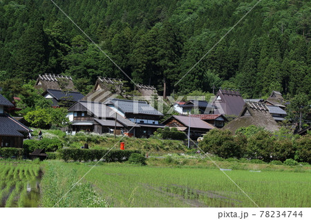 京都美山 かやぶきの里 田植え 皐月【京都府】 京都美山 かやぶきの里 田植え 皐月【京都府】 78234744
