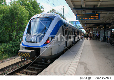 スウェーデン　ストックホルム　スウェーデン鉄道（SJ)　近郊電車 78235264