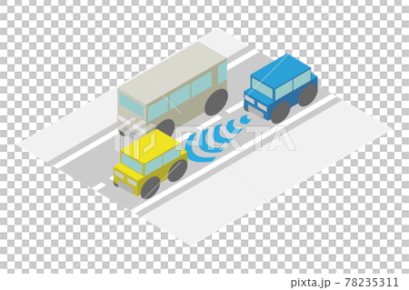 Vehicles equipped with an isometric distance maintenance support system Vehicles equipped with an isometric distance maintenance support system 78235311