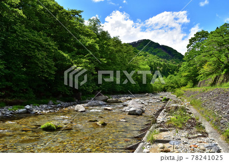 板室温泉に流れる那珂川 78241025