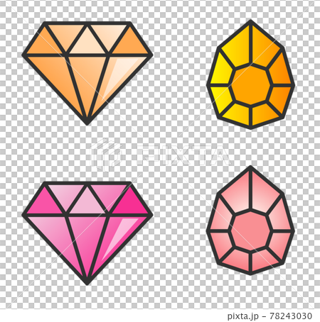 按閃亮珠寶類型分類的插圖 78243030