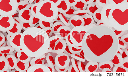 Concept of virtual social media popularity, like time and likes boost 78245671