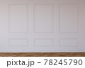 Classic empty interior wall with mouldings. Digital illustration. 3d rendering 78245790