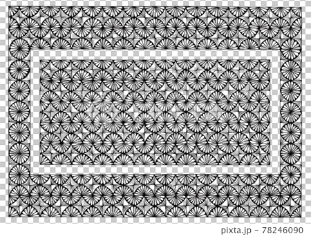 歐式風格，同一套框架和背景，手繪素材 78246090