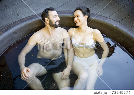 Family having a free of child vacations at Spa 78249274