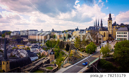 City of Luxemburg from above 78253179