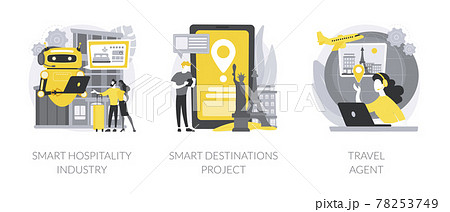 Modern travelling abstract concept vector illustrations. Modern travelling abstract concept vector illustrations. 78253749