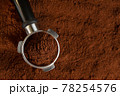 Coffee background with ground coffee 78254576