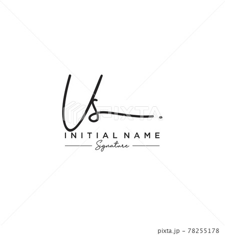Letter US Signature Logo Template Vector Letter US Signature Logo Template Vector 78255178