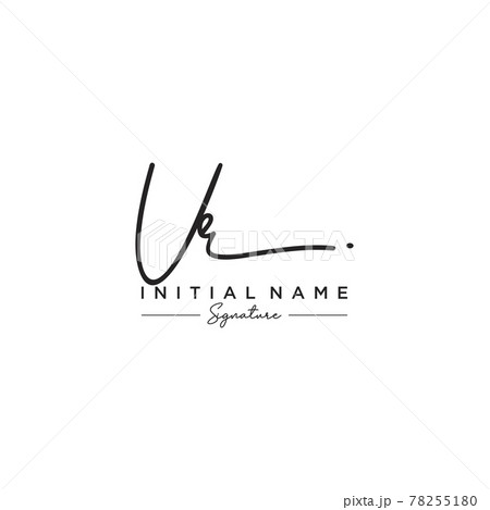 Letter UR Signature Logo Template Vector Letter UR Signature Logo Template Vector 78255180