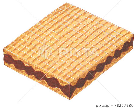 手描き飲食メニュー　ウエハースチョコ 78257236