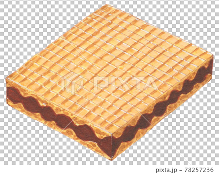 手繪食品和飲料菜單威化巧克力 78257236