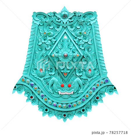 stucco patterns for home decoration isolated on white 78257718