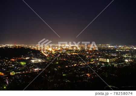 福井市の夜景 八幡山展望台 福井市の夜景 八幡山展望台 78258074