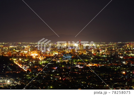 福井市の夜景 八幡山展望台 福井市の夜景 八幡山展望台 78258075