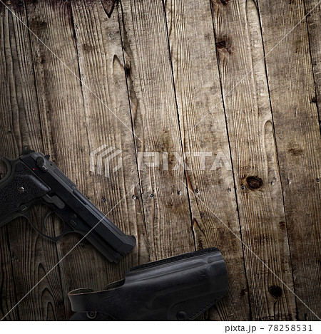 拳銃のイメージ素材 複数のバリエーションがありますのイラスト素材