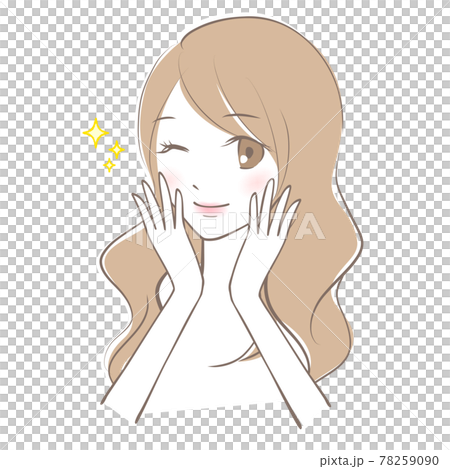 Woman with clean skin Woman with clean skin 78259090