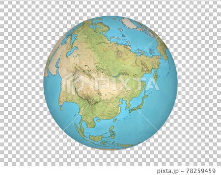 Earth illustration style with alpha - Stock Illustration [78259459] - PIXTA