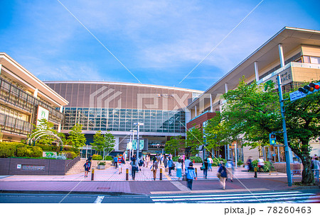 日本の横浜都市景観 たまプラーザ駅などを望む 日本の横浜都市景観 たまプラーザ駅などを望む 78260463