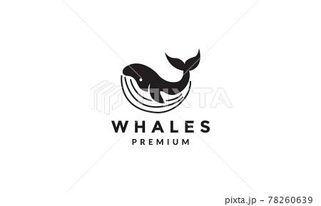 blue whale modern logo symbol vector icon illustration graphic design blue whale modern logo symbol vector icon illustration graphic design 78260639