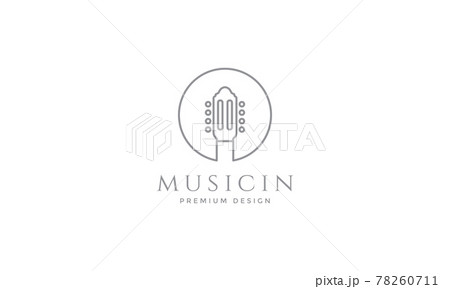 lines guitar hand hold logo symbol vector icon illustration graphic design lines guitar hand hold logo symbol vector icon illustration graphic design 78260711