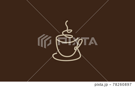 lines art or single lines coffee cup logo symbol vector icon illustration graphic design lines art or single lines coffee cup logo symbol vector icon illustration graphic design 78260897