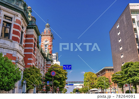 横浜の都市風景　横浜市開港記念開館　ジャックの塔 78264091