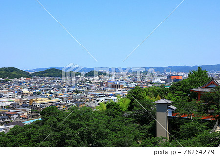 紀三井寺　仏殿展望所から見た和歌山市内の情景 78264279