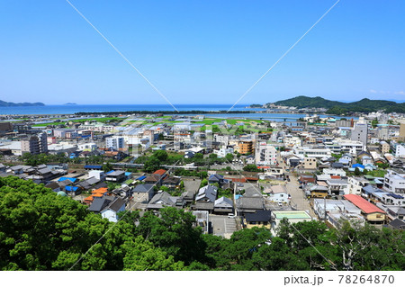 紀三井寺 仏殿展望所から見た和歌山市内の情景 紀三井寺 仏殿展望所から見た和歌山市内の情景 78264870