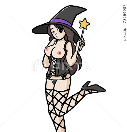エッチな魔女のお姉さんのイラスト エッチな魔女のお姉さんのイラスト 78264987