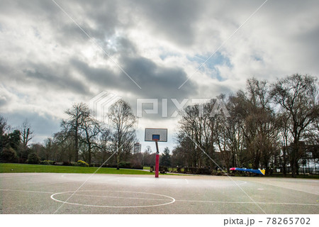 Basketball court in Park Basketball court in Park 78265702