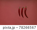 red monochrome with red hot chili peppers 78266567