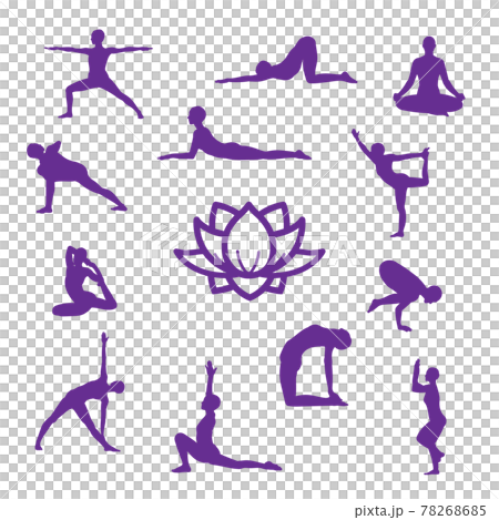 Yoga position pose - Sport & Games Icons