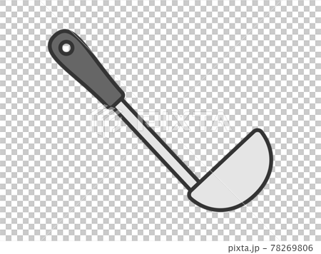 お玉のイラスト　キッチングッズ 78269806