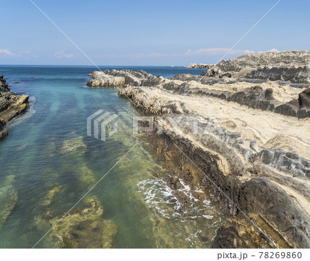 三浦半島の海と隆起した地形【城ヶ島・灘ヶ崎】 78269860