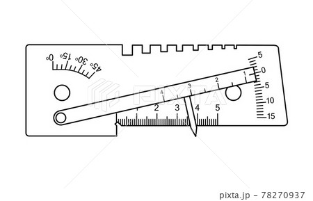 USHS-3 Welder Template. Measuring tool and instrument for high-precision measurements for industry and business. Vector illustration isolated on white background. USHS-3 Welder Template. Measuring tool and instrument for high-precision measurements for industry and business. Vector illustration isolated on white background. 78270937