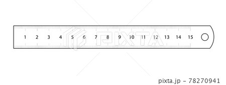 ruler. Measuring tool and instrument for high-precision measurements for industry and business. Vector illustration isolated on white background. ruler. Measuring tool and instrument for high-precision measurements for industry and business. Vector illustration isolated on white background. 78270941