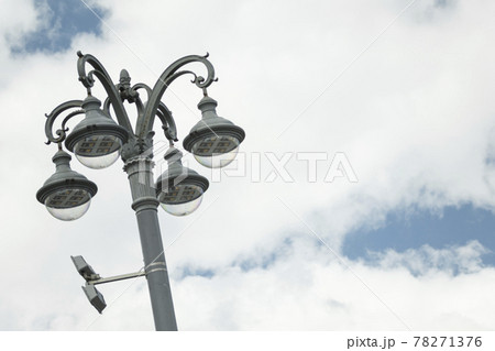 street lamp sky against sky 78271376