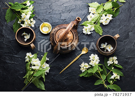 Jasmine flower tea 78271937