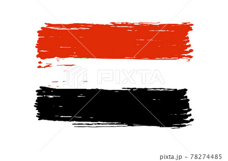 The national flag of the Republic of Yemen. Vector