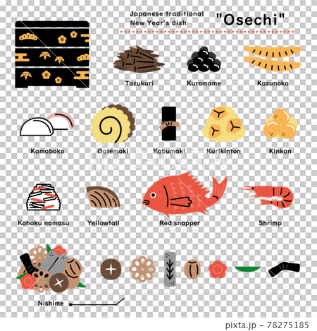 新年菜菜單插圖集(英文版) 新年菜菜單插圖集(英文版) 78275185