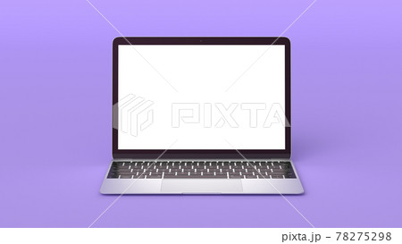 Mockup of Modern Laptop with Blank Screen. Mockup of Modern Laptop with Blank Screen. 78275298