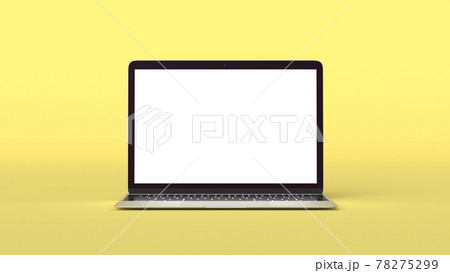 Mockup of Modern Laptop with Blank Screen. Mockup of Modern Laptop with Blank Screen. 78275299